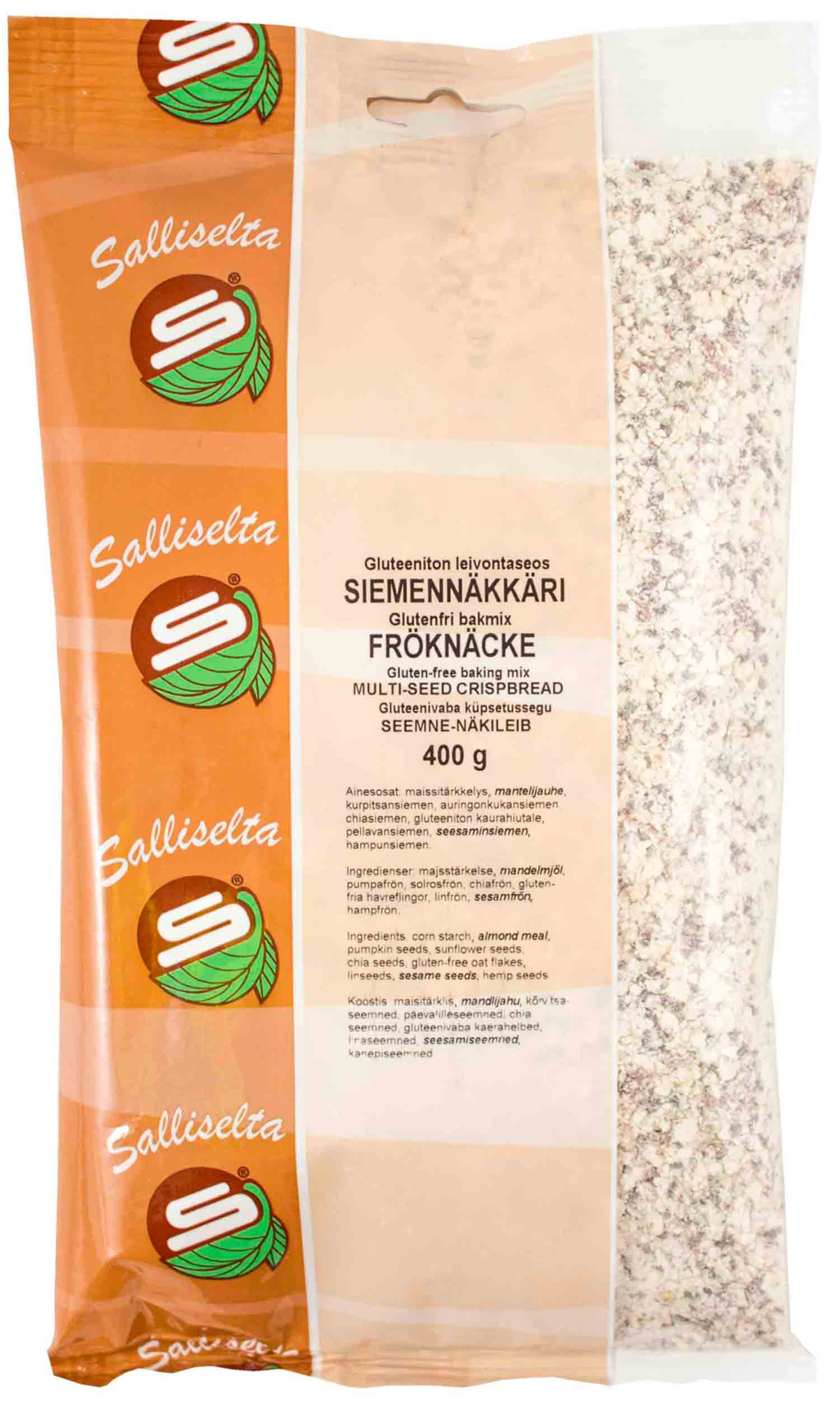 Seemne-näkileib - gluteenivaba küpsetussegu 400 g