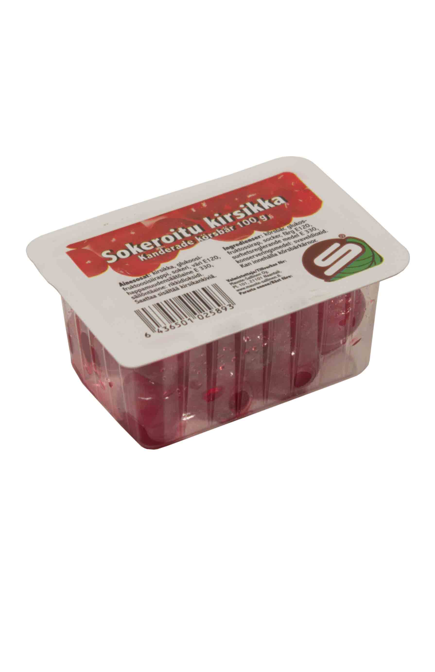 Candied cherry red 100g